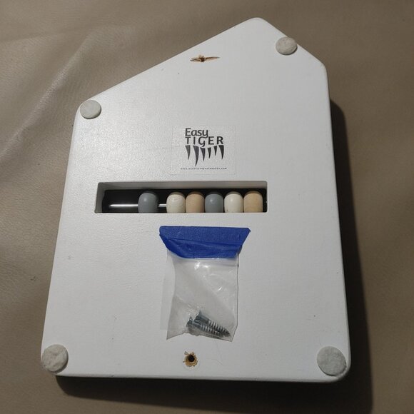 Wooden Montessori Busy Board With Bead Slider & Gears For Toddlers - Picture 3 of 11